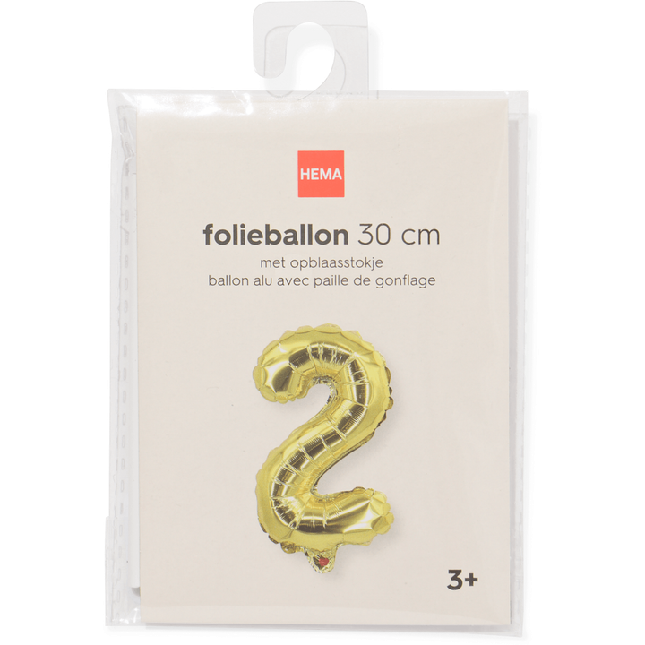 Folieballon Goud 2