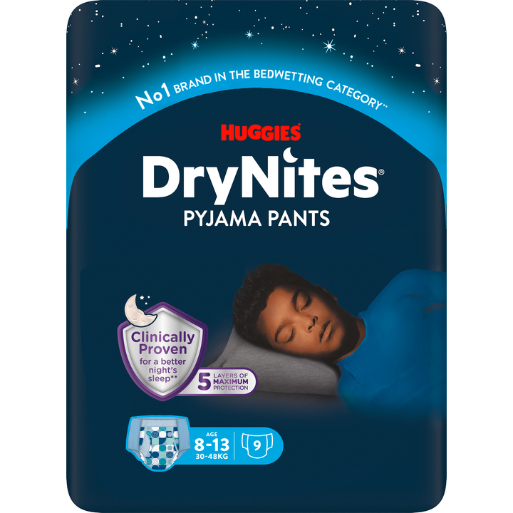 Huggies DryNites Absorberende Nachtbroekjes Boy - 8 tot 13 Jaar