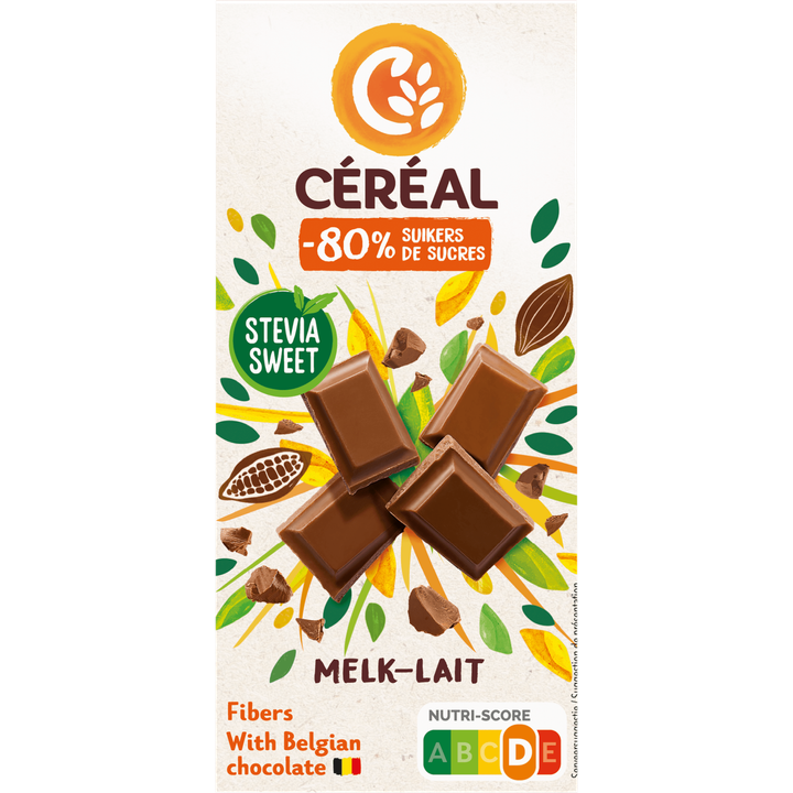 Céréal Stevia Sweet Melk Chocolade