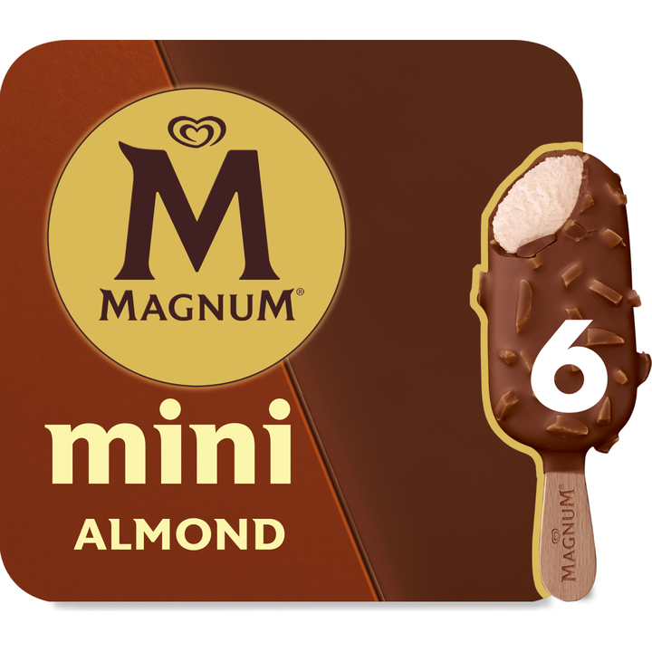 Magnum Mini IJs Almond 6 x 55 ml