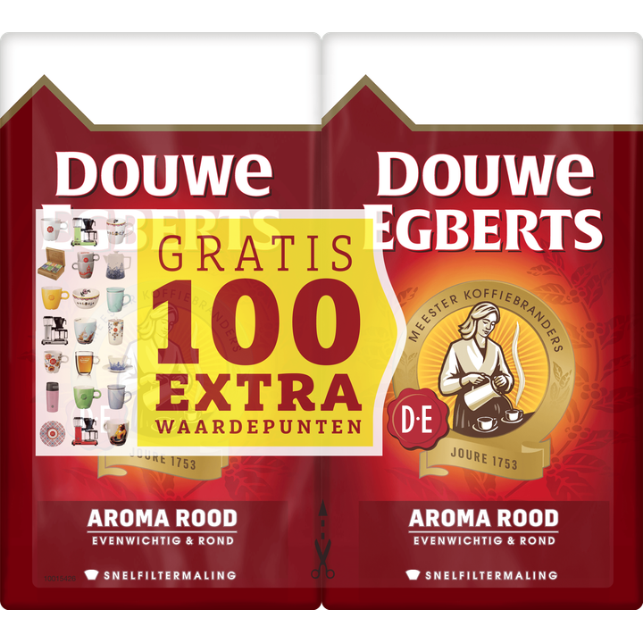 Douwe Egberts Aroma Rood Dubbelpak Filterkoffie 2 x 500 g