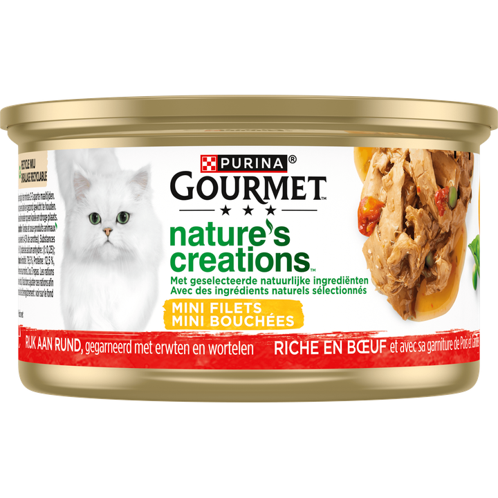 Gourmet Nature's Creations Kattenvoer nat met Rund