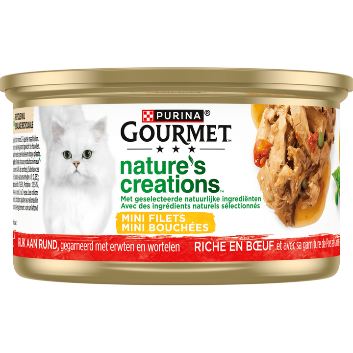 Gourmet Nature's Creations Kattenvoer nat met Rund