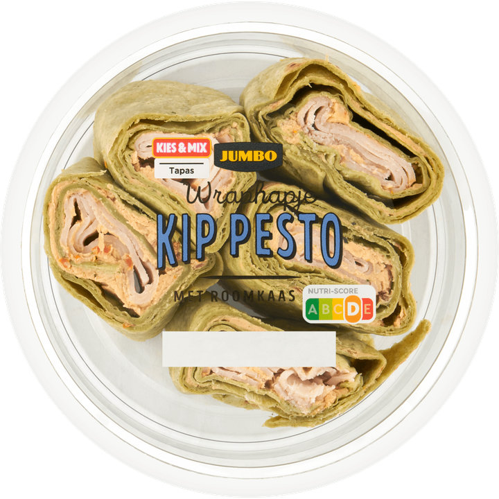 Wraphapje Kip Pesto met Roomkaas