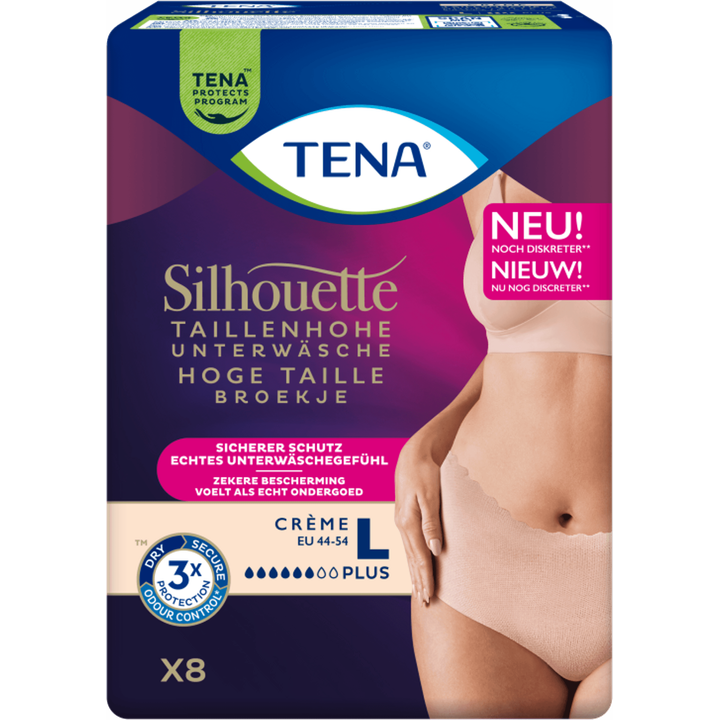 Tena lady TENA Silhouette Plus Broekje Maat L 8 Stuks