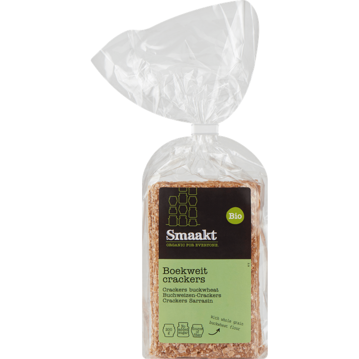 Smaakt Bio Boekweit Crackers 200 g