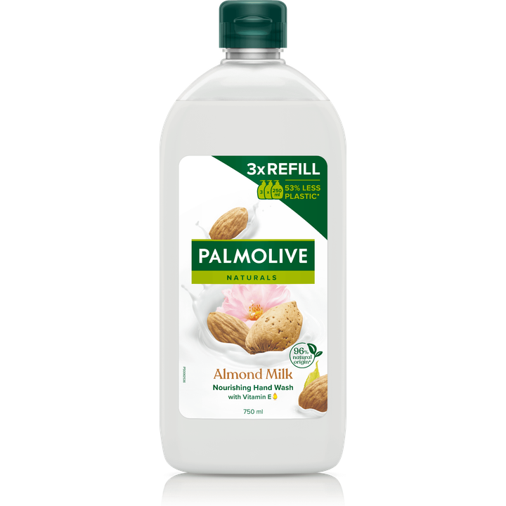 Naturals Melk & Amandel Vloeibare Handzeep Refill