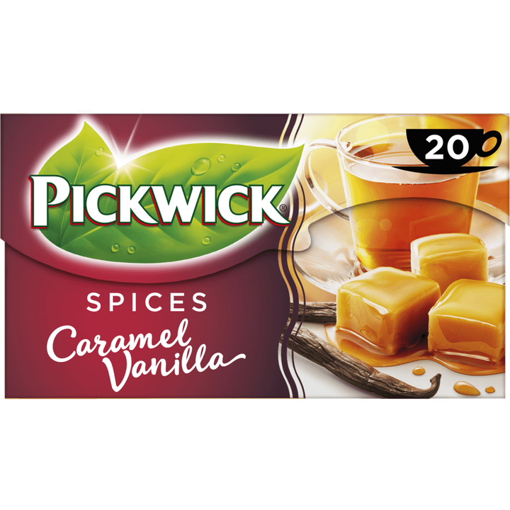 Pickwick Spices Caramelised Vanilla Zwarte Thee 20 Stuks