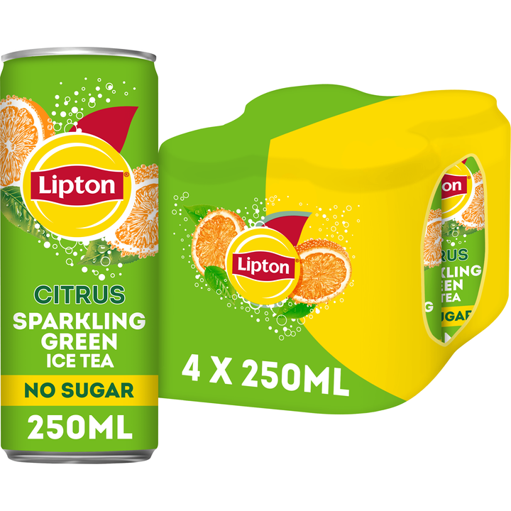 Lipton Green Citrus Sparkling 4x250ML