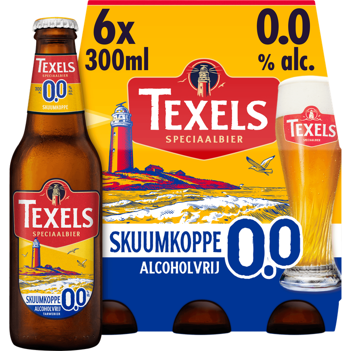 Texels Skuumkoppe 0.0 Bier Fles 6 x 300ml