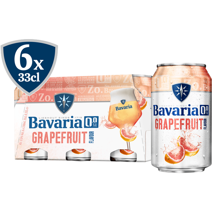 Bavaria Grapefruit 0,0% 6x330ML