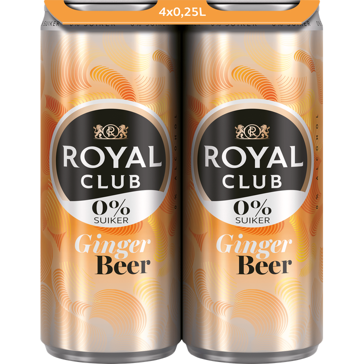 Royal Club Ginger Beer 0% 4 x 250ML