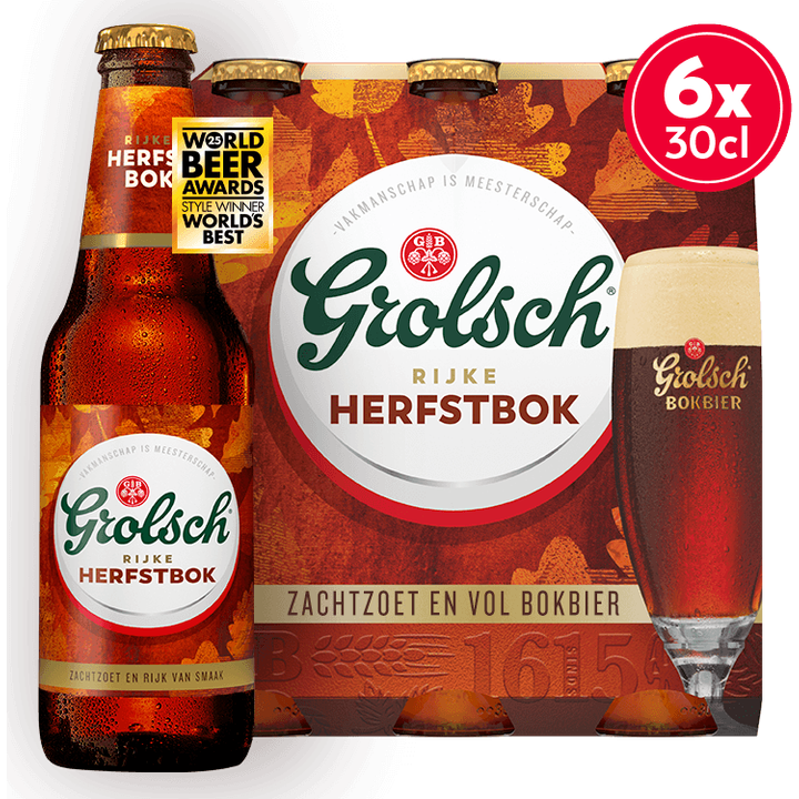 Grolsch Herfstbok 6x300ML