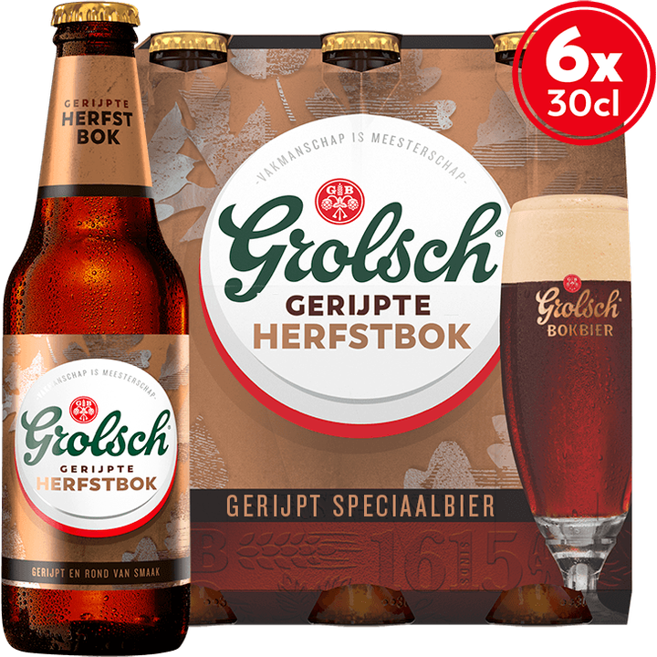 Grolsch Gerijpte Herfstbok 6x300ML