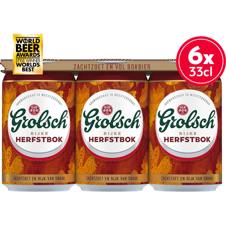 Grolsch Herfstbok 6x330ML