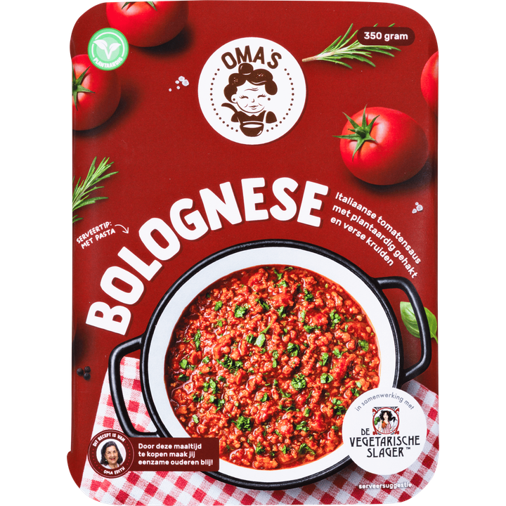 Oma's Bolognesaus Vega 350gr