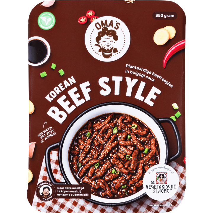 Oma's Korean Beef Vega 350gr