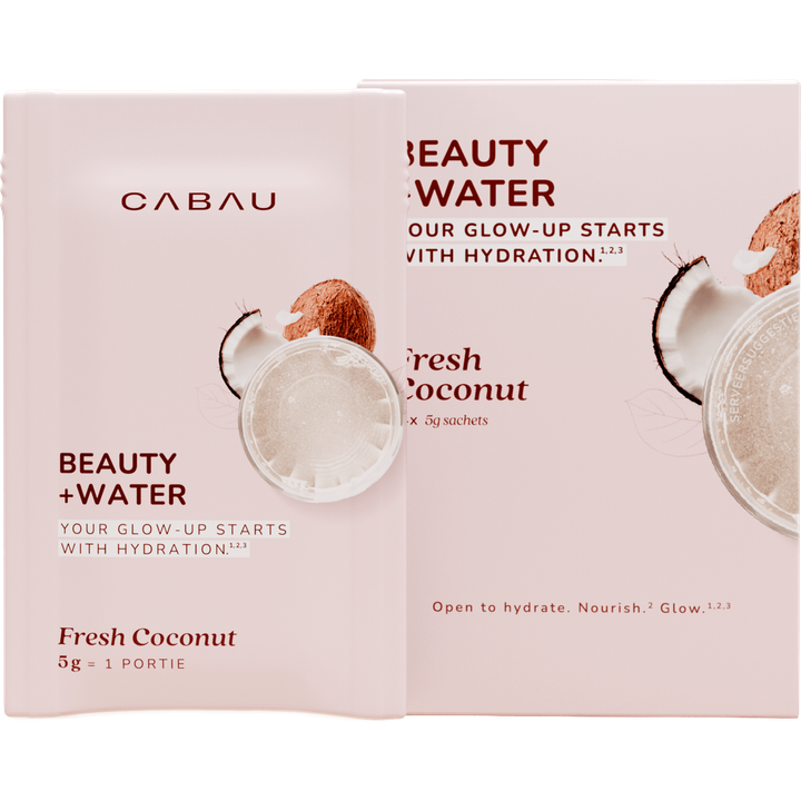 Cabau Lifestyle Beauty Water Fresh Coconut 14 Stuks