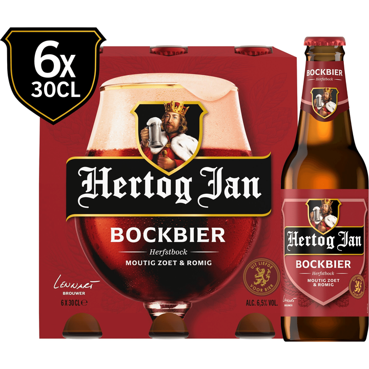 Hertog Jan Bockbier Speciaalbier Fles 6 x 30 cl
