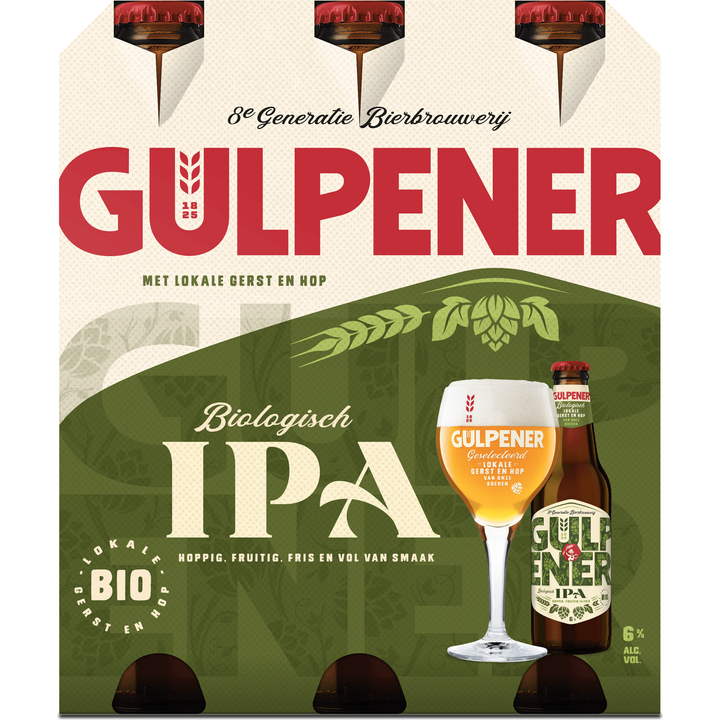 Gulpener - Ur-Hop IPA - BIO - Fles - 6 x 300ML