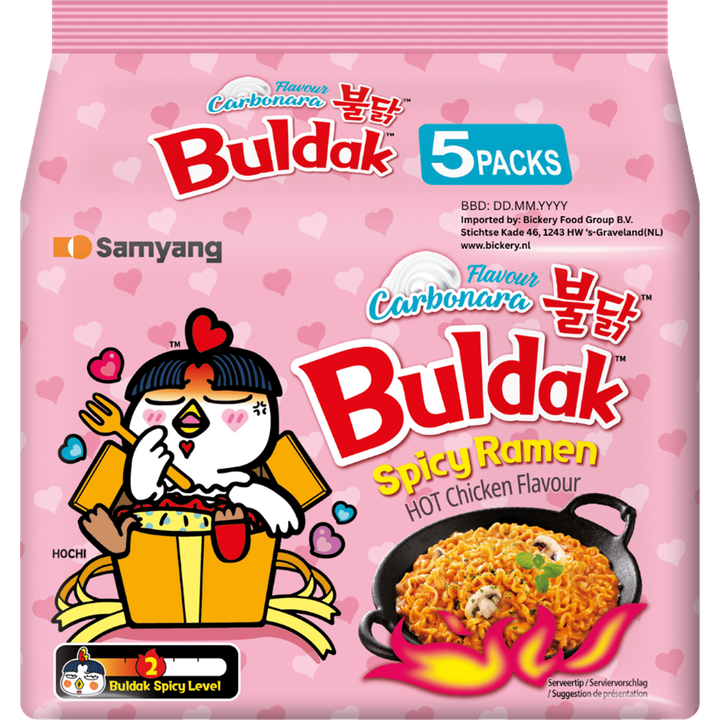 Carbonara Buldak Hot Chicken Flavor Ramen