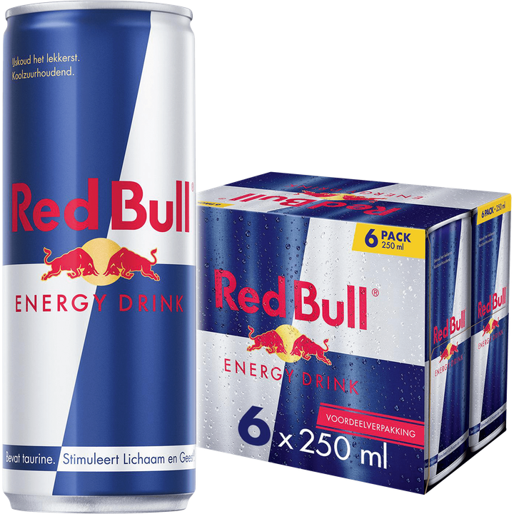 Red Bull Energy Drink voordeelverpakking - 6 x 250ml