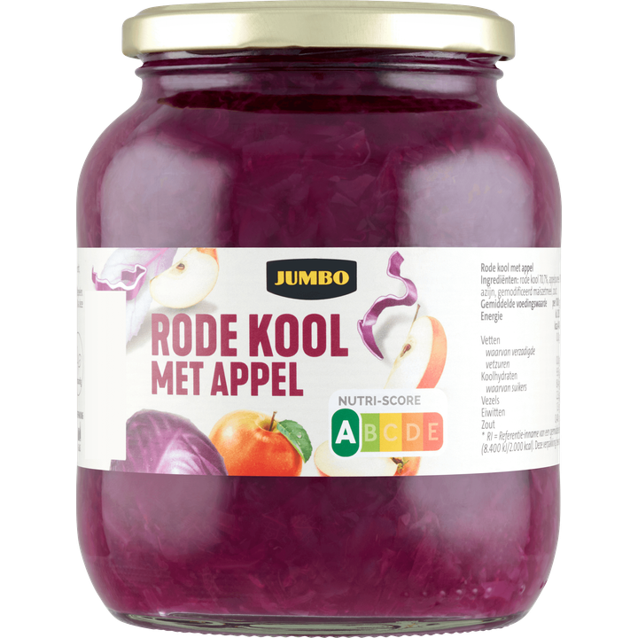 Rode Kool met Appel