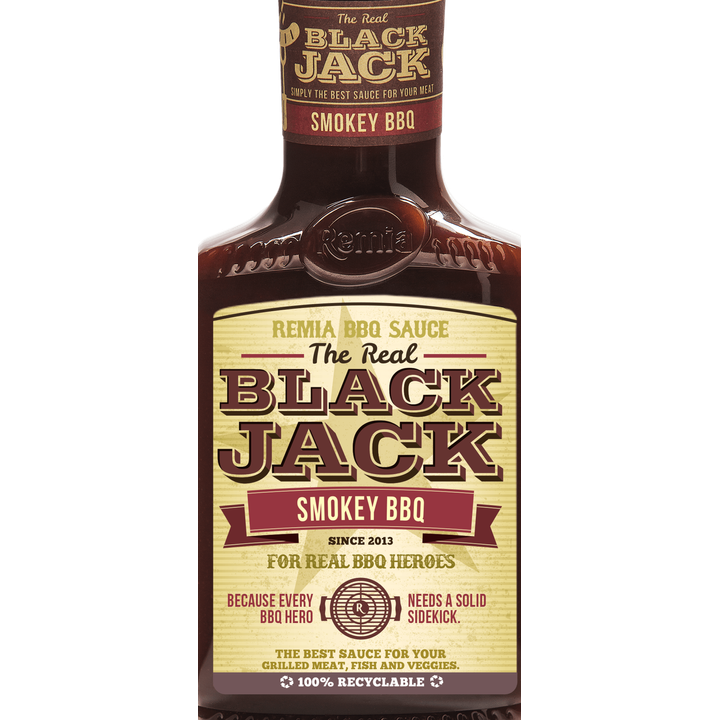 Remia Black Jack Smokey BBQ Sauce 450ml