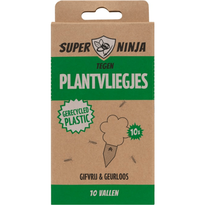 Super Ninja Plantvliegjesvallen 10 Stuks