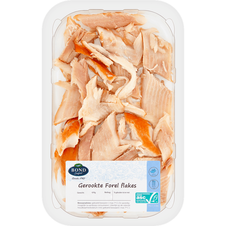 Bond Seafood Gerookte Forel Flakes ca. 150 g