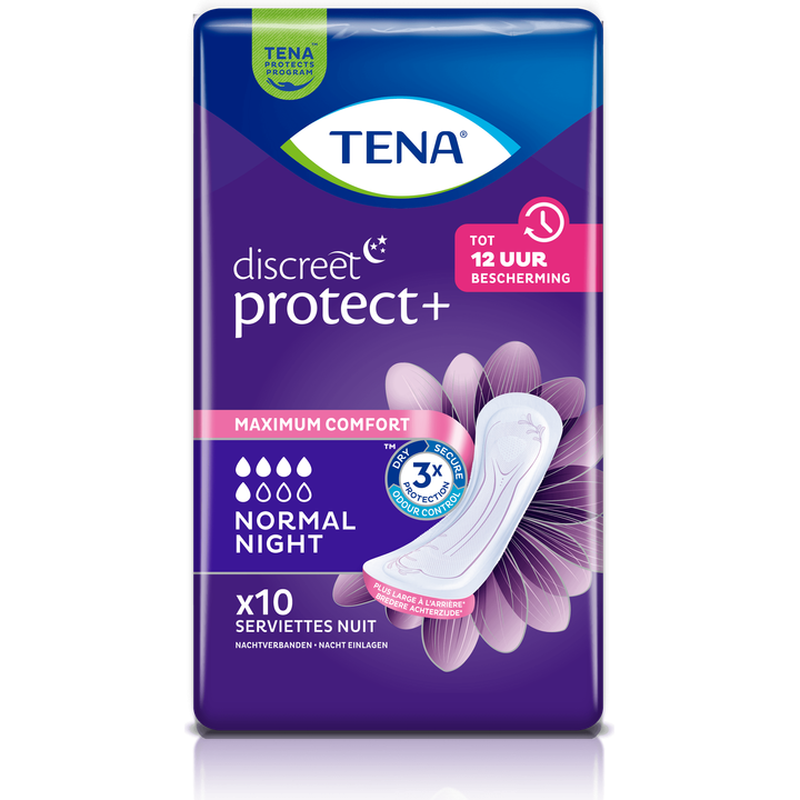 Tena lady Tena Discreet Normal Night Nachtverbanden 10 Stuks