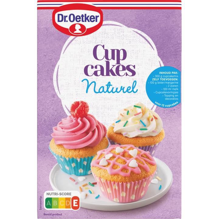 Dr. Oetker Cupcakes Naturel Bakmix 300 g