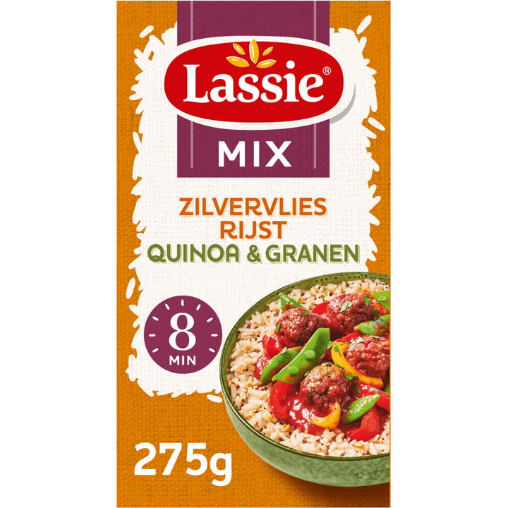 Lassie Zilvervliesrijst quinoa & granen