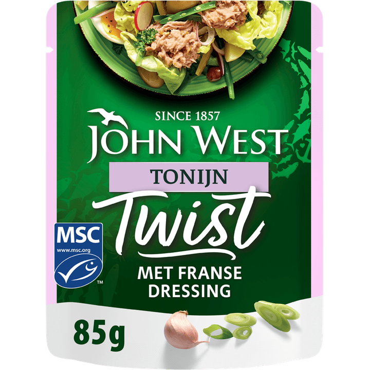 John West Tonijn Twist met Franse Dressing 85g