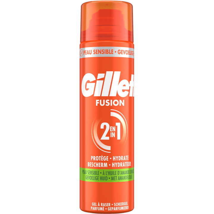 Gillette Fusion Scheergel Sensitive 200ml
