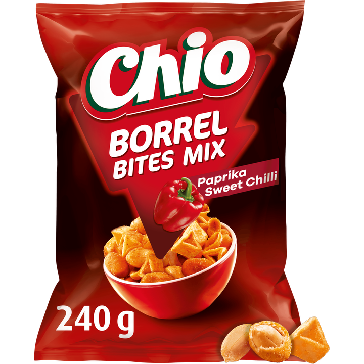 Chio Borrel Bites Mix Paprika Sweet Chilli 240 g