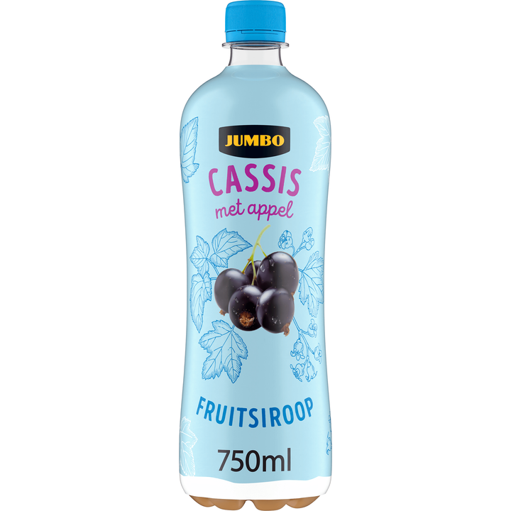 Fruitsiroop Cassis met Appel 750ML