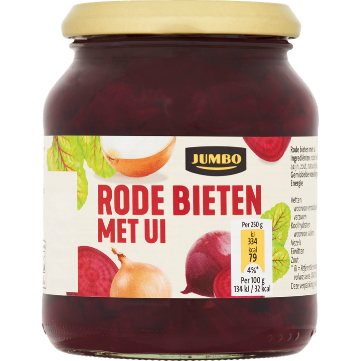 Rode Bieten met Ui
