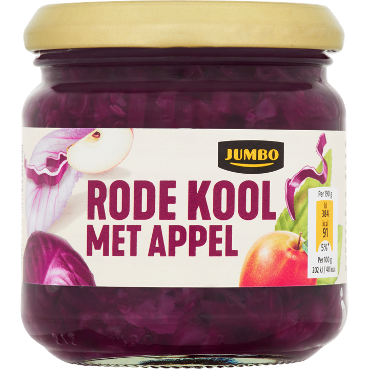 Rode Kool met Appel