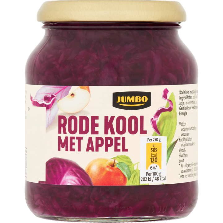 Rode Kool met Appel