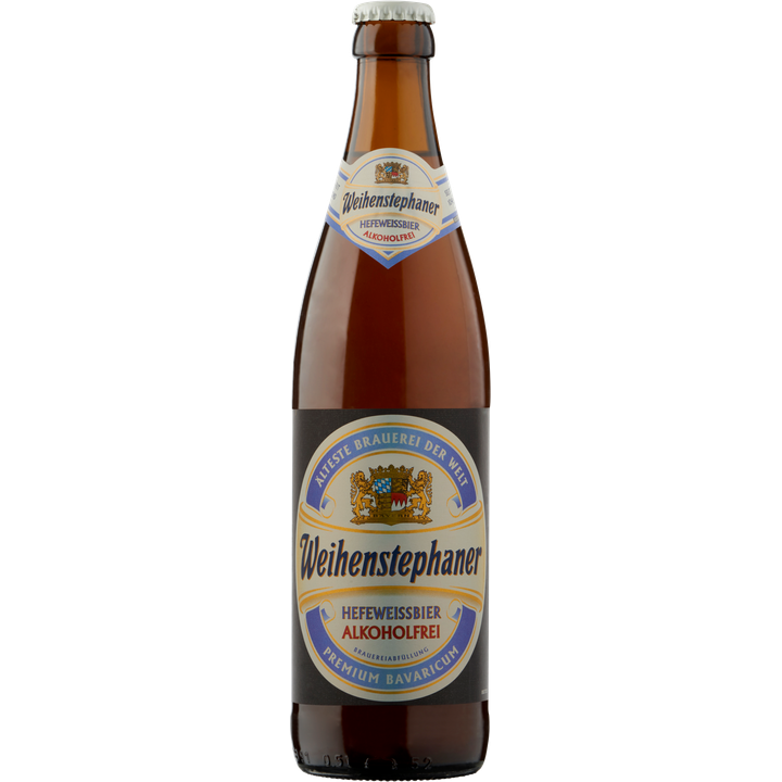 Weihenstephaner - Hefeweissbier Alcoholvrij - 0.5% - Fles - 500ML