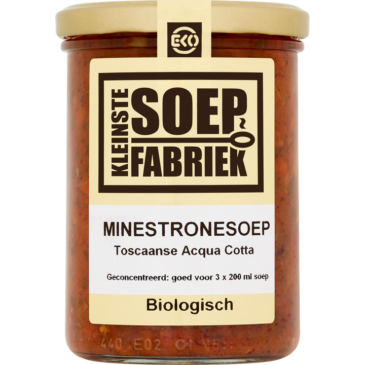 KleinsteSoepFabriek Minestronesoep Biologisch 400 ml