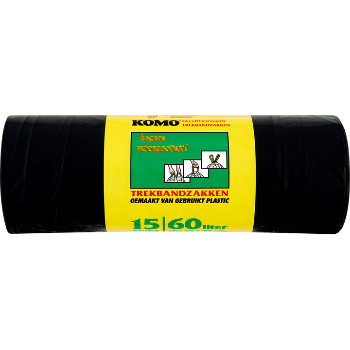 Komo Trekbandzakken 60L 15 Stuks