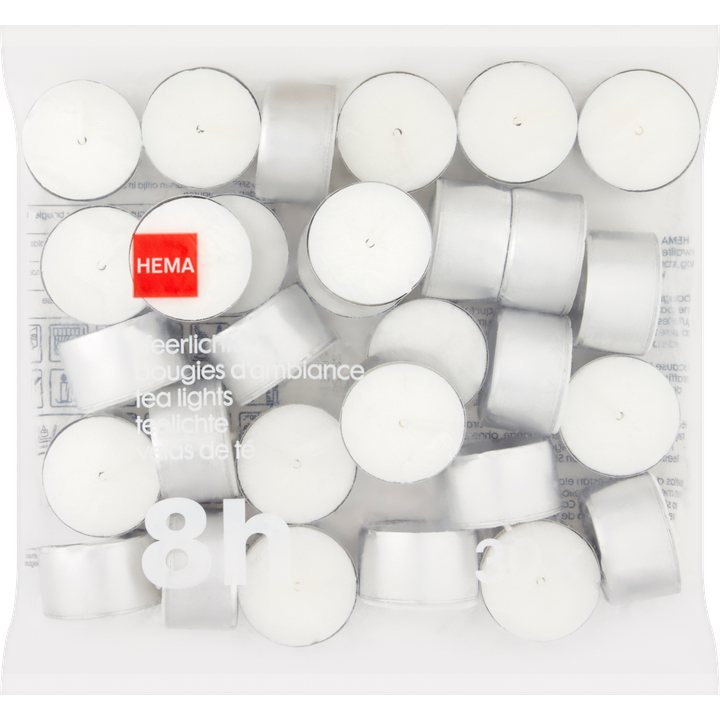Waxine Sfeerlichten 30 Stuks
