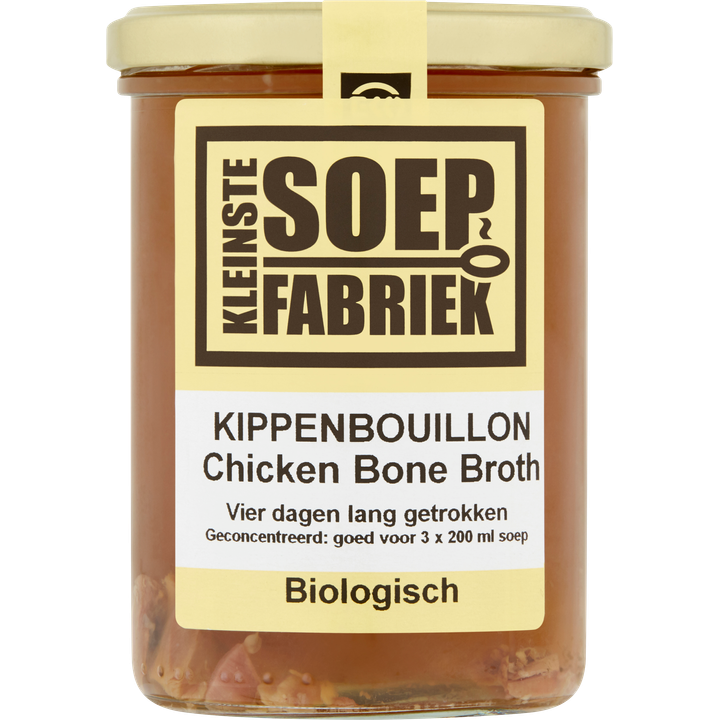 KleinsteSoepFabriek Kippenbouillon Biologisch 400 ml
