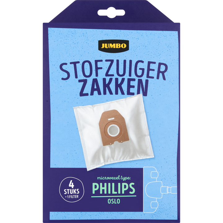 Stofzuigerzakken met Filter 4 Stuks
