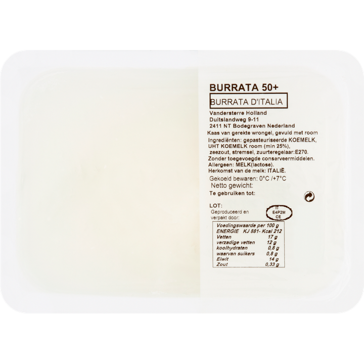Merkloos Burrata 200 g