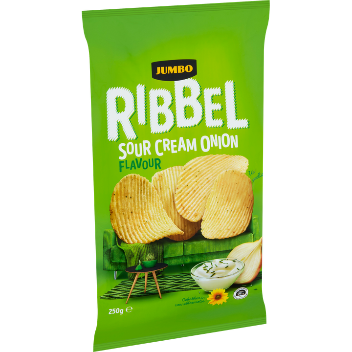 cheese onion ribbel chips