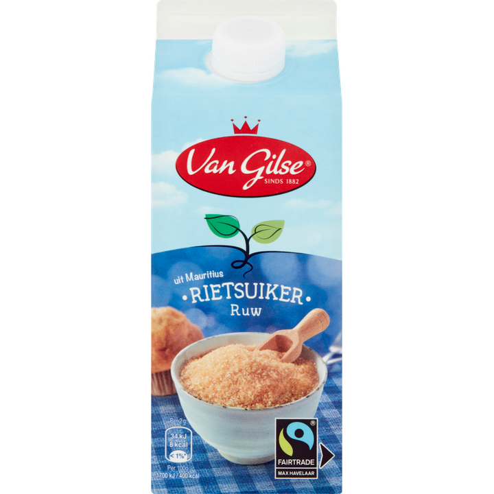 Van Gilse Rietsuiker Ruw 500 g
