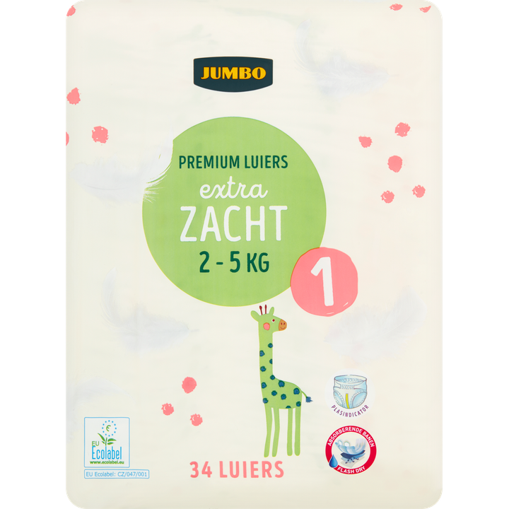 Premium Luiers Maat 1 2- 34 Stuks